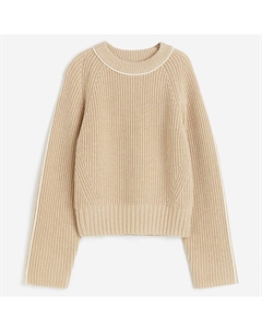 Свитер Wool-blend, светло-бежевый H&m