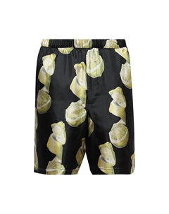 Формальные эластичные шорты, цвет Черный/Желтый Givenchy