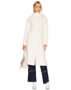 Пальто Love Affair, цвет Blanc Unreal fur