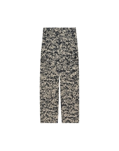 Свободные брюки с карманом и молнией от, цвет Бежевый/Черный Givenchy