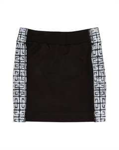 Мини-юбка с завышенной талией и мотивом 4G, цвет Черный Givenchy