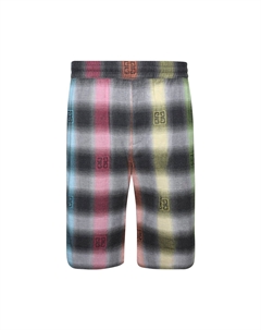 Шорты-бермуды в клетку 4G, Многоцветный от 4G Givenchy