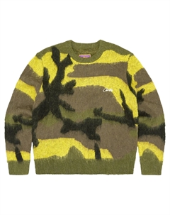 Вязаный свитер из мохера Gutta Camo Corteiz