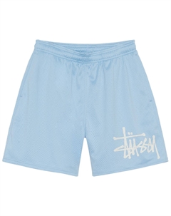 Шорты в сетку Big Basic, цвет Французский синий Stussy