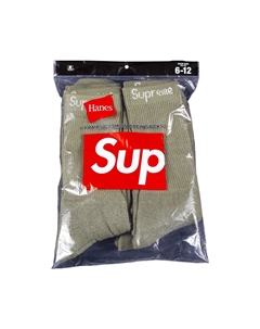 Носки x Hanes Crew (4 шт.), Оливковый Supreme