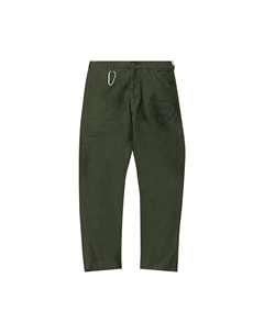 Брюки-чиносы с принтом, Оливково-серый Human made