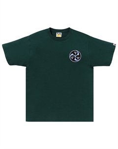 Футболка BAPE Japan Culture Mitsudomoe, Зеленая A bathing ape®