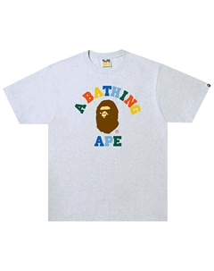 Футболка BAPE College, Серая A bathing ape®