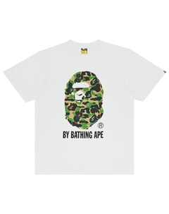 Футболка BAPE ABC Camo By Bathing, цвет Белый/Зеленый A bathing ape®