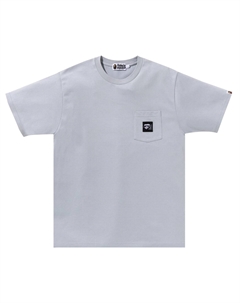 BAPE Футболка с карманами и этикеткой Bathing Ape, цвет Серый A bathing ape®