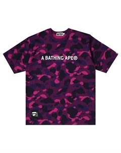 Футболка BAPE Color Camo Shark Фиолетовый A bathing ape®