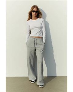 Рубашка с длинным рукавом, белый H&m