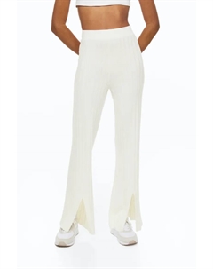 Расклешенные леггинсы с разрезами, бежевый H&m