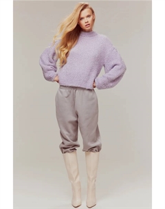 Свитер с объемными рукавами, фиолетовый H&m