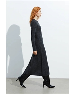 Платье из эластичного трикотажа, серый H&m