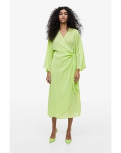 Платье из жаккардовой ткани, зеленый H&m