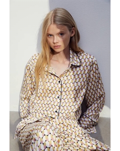 Рубашка с рисунком, розовый H&m