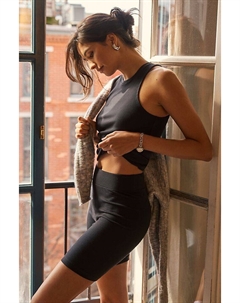 Велосипедные шорты в рубчик, черный Eberjey