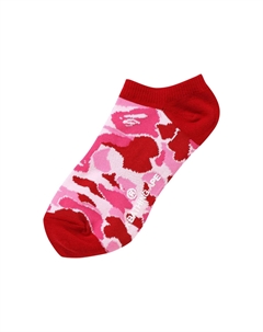 Короткие носки с камуфляжным принтом BAPE ABC, розовые A bathing ape®