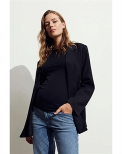 Блузка из хлопкового джерси, черный H&m