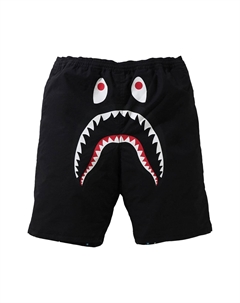Двусторонние шорты BAPE Space Camo Shark, черные A bathing ape®