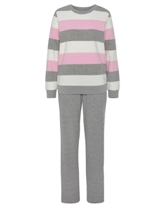 Пижама, экрю/серый/розовый Vivance