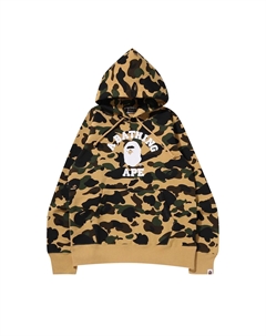 BAPE 1st Camo College Пуловер с капюшоном, цвет Желтый A bathing ape®