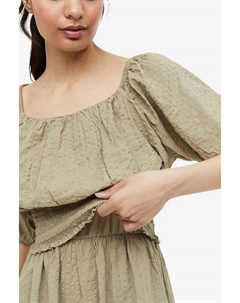 Платье для кормления с эластичной резинкой на талии, зеленый H&m