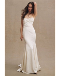 Свадебное платье Willowby by Elynor без бретелек, белый Watters