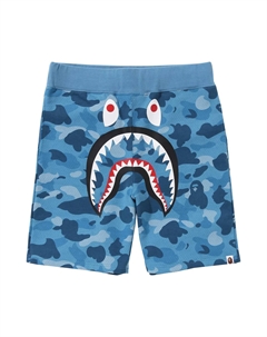 Спортивные шорты BAPE Honeycomb Camo Shark, синие A bathing ape®