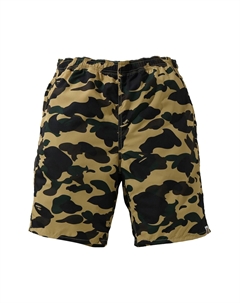 Пляжные шорты BAPE 1st Camo, Желтые A bathing ape®