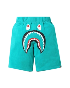 BAPE Широкие спортивные шорты Shark, синие A bathing ape®