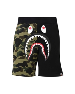 BAPE Shark Спортивные шорты, черные A bathing ape®