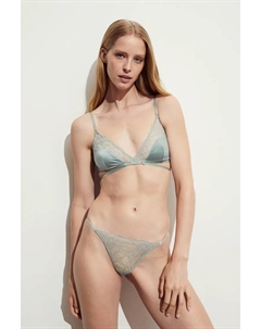 Мягкий атласный бюстгальтер, зеленый H&m