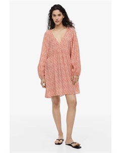 Платье а-силуэта, оранжевый H&m