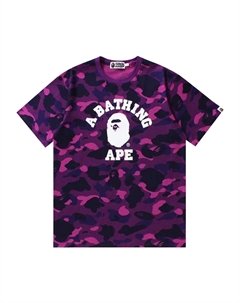 Футболка для колледжа BAPE Color Camo, Фиолетовый A bathing ape®