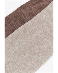 Комплект из 2 пар колготок тонкой вязки , бежевый H&m