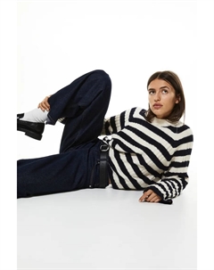 Свитер эластичной вязки, синий H&m