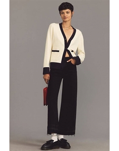 Джинсы широкого кроя с высокой посадкой и косточкой Andi, цвет dahlia Rag & bone