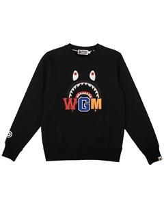 Свитер с круглым вырезом BAPE Shark, цвет Черный A bathing ape®