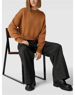 Вязаный свитер с круглым вырезом - Ann-Kathrin Götze X P&C, светло-коричневый Ann-kathrin goetze x p&c*