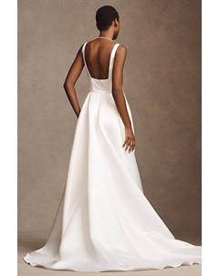 Свадебное платье Wtoo by Vivien А-силуэта с квадратным вырезом, айвори Watters