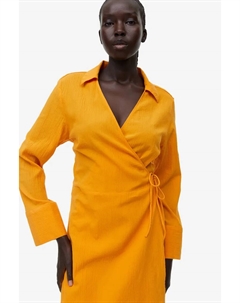 Платье-рубашка с переводом, оранжевый H&m