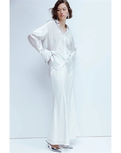 Юбка из креп-сатина, белый H&m