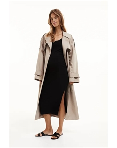 Облегающее платье с оборками, черный H&m