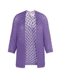 Вязаный кардиган, фиолетовый Izia