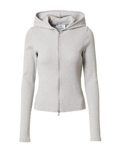 Толстовка на молнии, пестрый серый Weekday