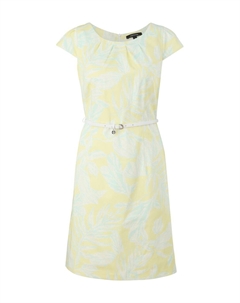 Летнее платье, желтый Comma,