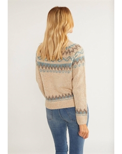 Вязаный кардиган, бежевый/кремовый Usha