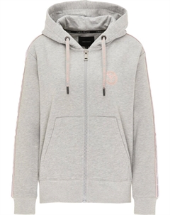 Толстовка на молнии Cattaruzza, пестрый серый Carlo colucci